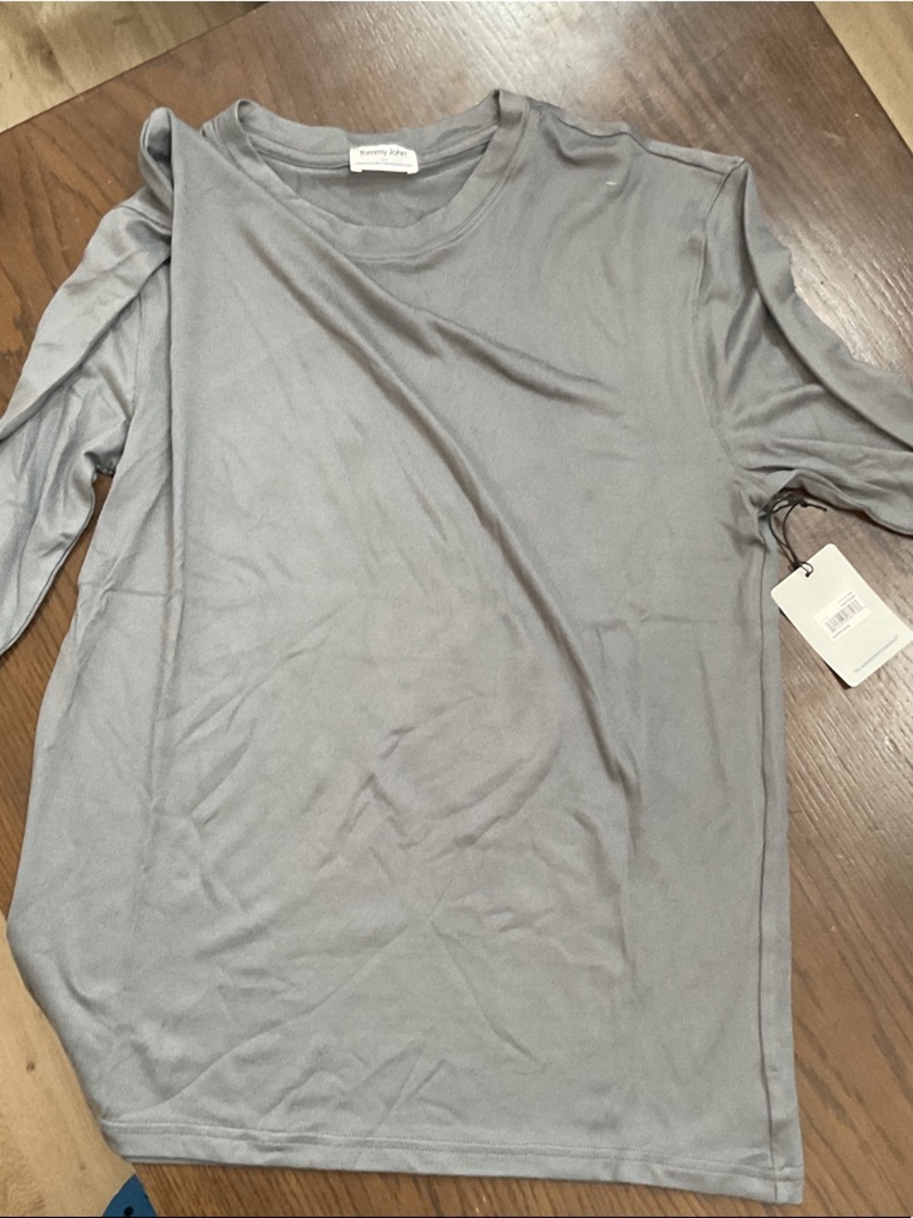 Tommy John Men's Gray Crewneck Short Sleeve Tee with matching pants